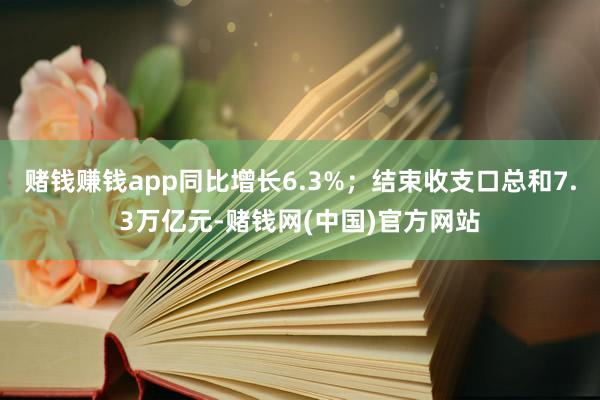 赌钱赚钱app同比增长6.3%；结束收支口总和7.3万亿元-赌钱网(中国)官方网站