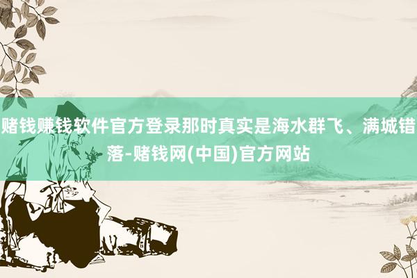 赌钱赚钱软件官方登录那时真实是海水群飞、满城错落-赌钱网(中国)官方网站